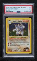 Holo - Brock's Rhydon [PSA 7 NM]