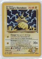 Holo - Lt. Surge's Electabuzz [Poor to Fair]