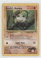 Brock's Mankey [Noted]