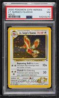 Holo - Lt. Surge's Fearow [PSA 7 NM]