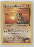 Brock's Sandshrew [EX to NM]