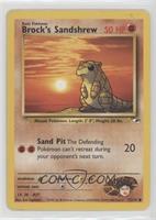 Brock's Sandshrew [Poor to Fair]