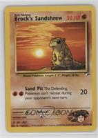 Brock's Sandshrew