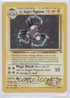 Holo - Lt. Surge's Magneton [Poor to Fair]