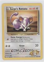 Lt. Surge's Rattata [Noted]