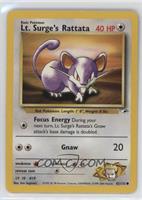 Lt. Surge's Rattata [Poor to Fair]