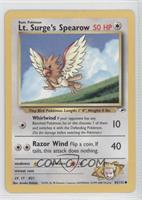 Lt. Surge's Spearow [Noted]
