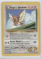 Lt. Surge's Spearow [EX to NM]