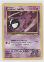 Sabrina's Gastly [Noted]