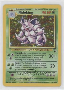 2000 Pokemon Base Set 2 - [Base] #11 - Holo - Nidoking