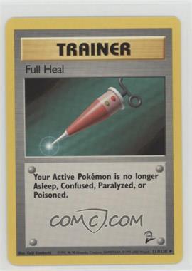 2000 Pokemon Base Set 2 - [Base] #111 - Full Heal