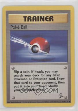 2000 Pokemon Base Set 2 - [Base] #121 - Poke Ball