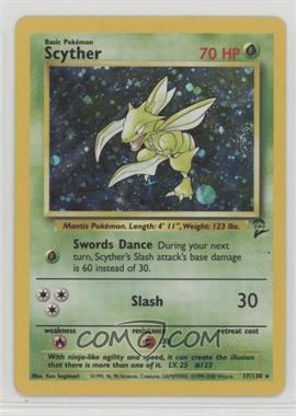 2000 Pokemon Base Set 2 - [Base] #17 - Holo - Scyther