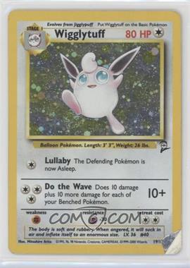 2000 Pokemon Base Set 2 - [Base] #19 - Holo - Wigglytuff