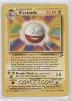 Electrode [Poor to Fair]