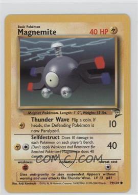 2000 Pokemon Base Set 2 - [Base] #79 - Magnemite