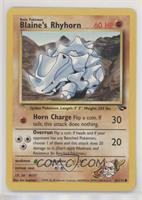 Blaine's Rhyhorn