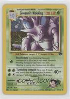 Holo - Giovanni's Nidoking