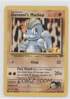 Giovanni's Machop