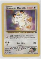 Giovanni's Meowth [EX to NM]