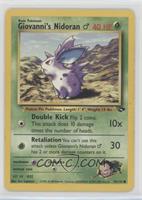 Giovanni's Nidoran M [Good to VG‑EX]