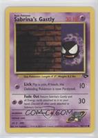 Sabrina's Gastly