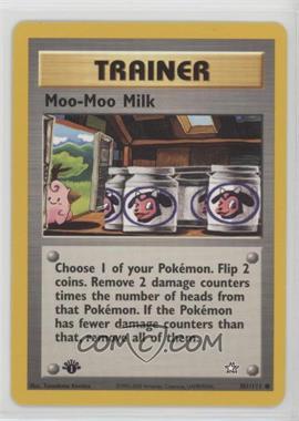 2000 Pokemon Neo Genesis - [Base] - 1st Edition #101 - Moo-Moo Milk