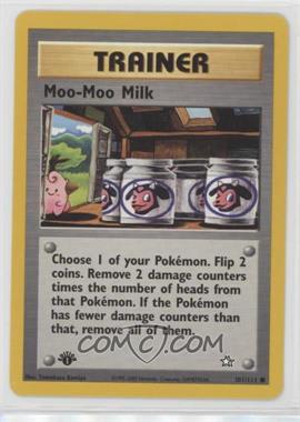 2000 Pokemon Neo Genesis - [Base] - 1st Edition #101 - Moo-Moo Milk