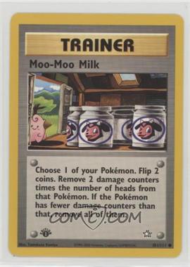 2000 Pokemon Neo Genesis - [Base] - 1st Edition #101 - Moo-Moo Milk