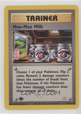 2000 Pokemon Neo Genesis - [Base] - 1st Edition #101 - Moo-Moo Milk