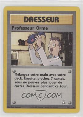 2000 Pokemon Neo Genesis - [Base] - French #96 - Professor Elm