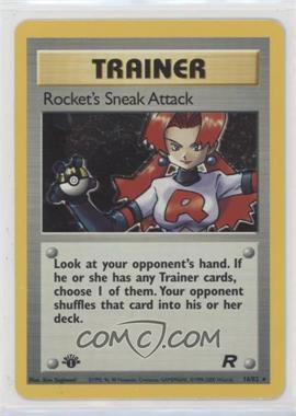 2000 Pokemon Team Rocket - [Base] - 1st Edition #16 - Holo - Rocket's Sneak Attack