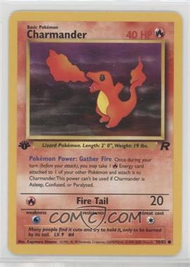 2000 Pokemon Team Rocket - [Base] - 1st Edition #50 - Charmander