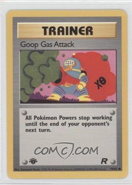 2000 Pokemon Team Rocket - [Base] - 1st Edition #78 - Goop Gas Attack
