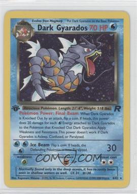 2000 Pokemon Team Rocket - [Base] - 1st Edition #8 - Holo - Dark Gyarados