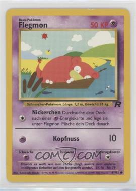 2000 Pokemon Team Rocket - [Base] - German #67 - Slowpoke [Good to VG‑EX]