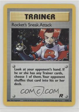 2000 Pokemon Team Rocket - [Base] #16 - Holo - Rocket's Sneak Attack