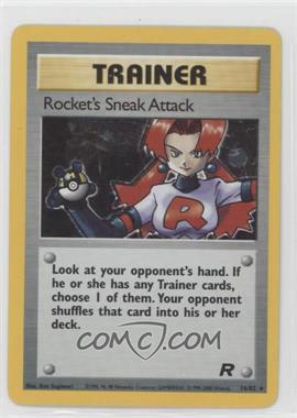 2000 Pokemon Team Rocket - [Base] #16 - Holo - Rocket's Sneak Attack