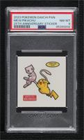 Pikachu, Mew (25th Anniversary) [PSA 8 NM‑MT]