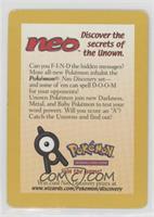 Pokemon League and Neo Discovery Advert