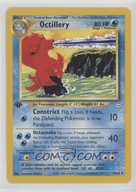 2001 Pokemon - Neo Revelation - [Base] - 1st Edition #34 - Octillery