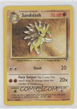 2002 Pokemon Legendary Collection - [Base] #62 - Sandslash [Noted]