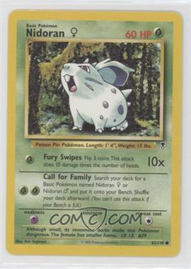 2002 Pokemon Legendary Collection - [Base] #82 - Nidoran F [EX to NM]