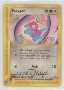 2002 Pokemon e-Card Series - Aquapolis - [Base] #103a - Porygon