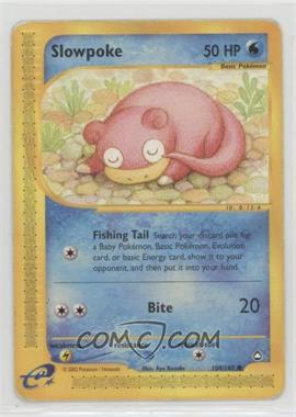 2002 Pokemon e-Card Series - Aquapolis - [Base] #108 - Slowpoke