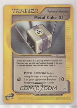 2002 Pokemon e-Card Series - Aquapolis - [Base] #129 - Metal Cube 01