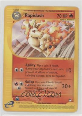 2002 Pokemon e-Card Series - Aquapolis - [Base] #31 - Rapidash [EX to NM]
