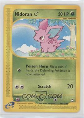 2002 Pokemon e-Card Series - Aquapolis - [Base] #96 - Nidoran M