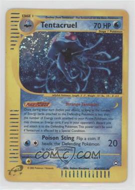 2002 Pokemon e-Card Series - Aquapolis - [Base] #H26 - Holo - Tentacruel [Poor to Fair]