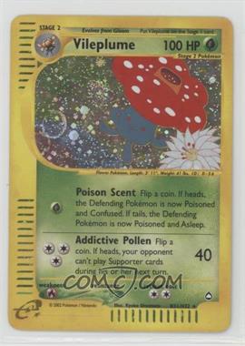 2002 Pokemon e-Card Series - Aquapolis - [Base] #H31 - Holo - Vileplume